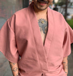 Conjunto: Kimono - Pantalón Palo de Rosa